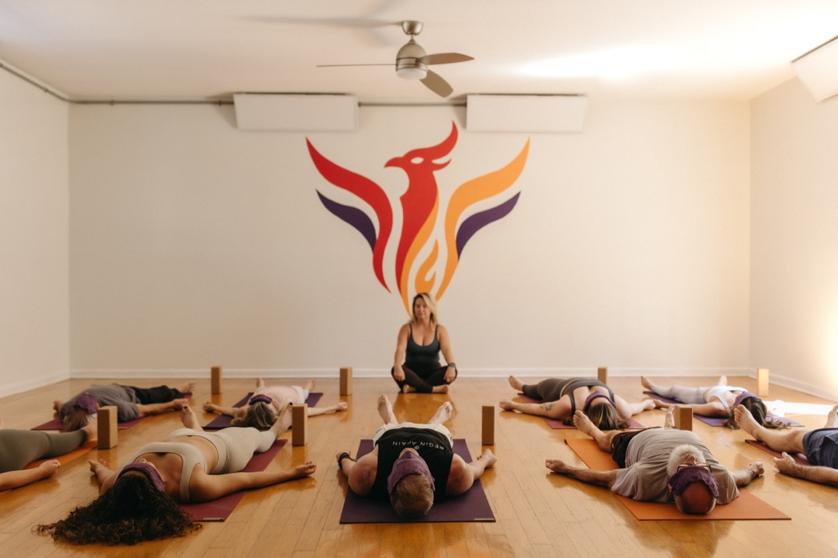 Phoenix Power Yoga community event